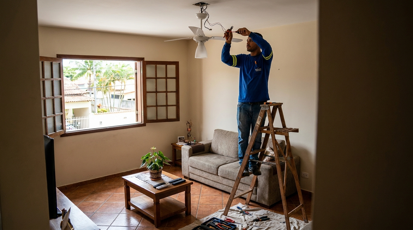 Reforço de Suporte no Teto em Goiânia‑GO